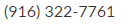 Press phone number, (916) 322-7761