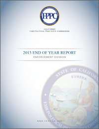 2013 FPPC Annual Report Cover Thumbnail