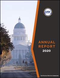 2020 FPPC Annual Report Cover Thumbnail